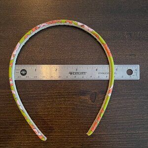 J. crew green and pink patterned headband